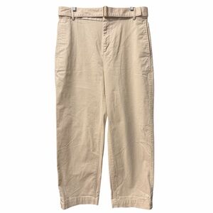 Banana Republic Ultra High Rise Authentic Chino Pants Cream Sz 12